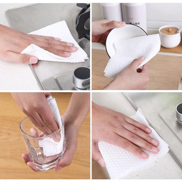 Lazy Rag Reusable Cleaning Cloth Non-woven Dish Cloth